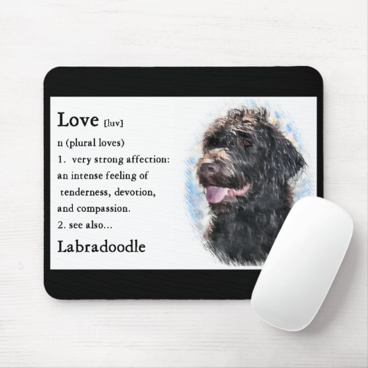 Labradoodle-Geschenke Mousepad (Mit Mouse)
