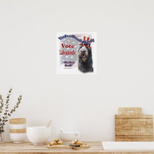 Labradoodle-Geschenke Poster (Küche)