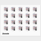 Labradoodle-Geschenke Runder Aufkleber (Blatt)