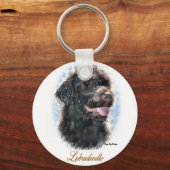 Labradoodle-Geschenke Schlüsselanhänger (Vorderseite)