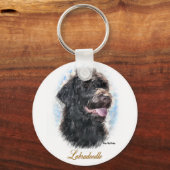 Labradoodle-Geschenke Schlüsselanhänger (Vorderseite)