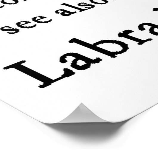 Labradoodle gibt Kunstdrucke Poster (Ecke)