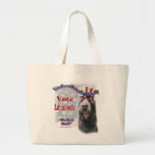 Labradoodle gibt Tasche (Vorne)