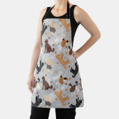 Labradoodle / Goldendoodle Bones and Paws Apron Schürze (InSitu)