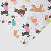 Labradoodle / Goldendoodle Geburtstagsparty Seidenpapier (Ausschnitt)