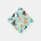 Labradoodle / Goldendoodle Geburtstagsparty Serviette (Ecke)