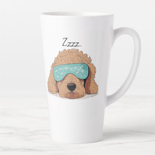 Labradoodle Goldendoodle Hund Mama Geschenk Hund L Milchtasse (Rechts)