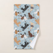 Labradoodle/Goldendoodle Knochen und Paare Badhandtuch Set (Handtuch)
