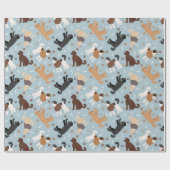 Labradoodle/Goldendoodle Knochen und Paare Geschenkpapier (Flach)