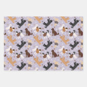 Labradoodle/Goldendoodle Knochen und Paare Geschenkpapier Set (Vorderseite 2)