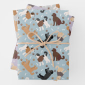Labradoodle/Goldendoodle Knochen und Paare Geschenkpapier Set (Beispiel)