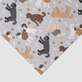 Labradoodle/Goldendoodle Knochen und Paare Seidenpapier (Ausschnitt)