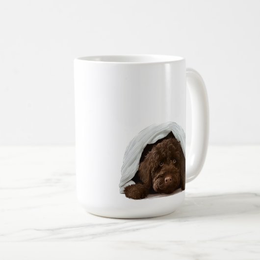 Labradoodle Goldendoodle Mama Doodle Geschenktee Kaffeetasse (VorderseiteRechts)