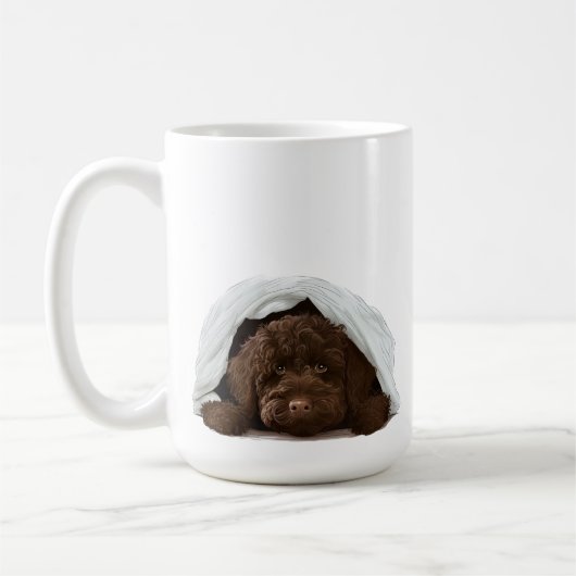 Labradoodle Goldendoodle Mama Doodle Geschenktee Kaffeetasse (Links)