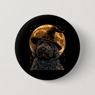Labradoodle Halloween Hund Lustig Süße Doodle Mama Button