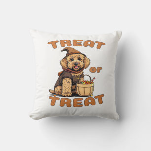 Labradoodle Halloween-Hundekostüm �Süßes oder Saur Kissen