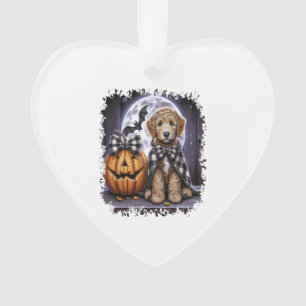 Labradoodle-Hund Halloween-Platz Ornament