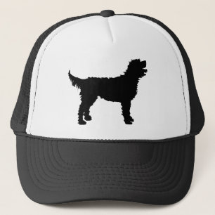 Labradoodle Hund (im Schwarzen) Truckerkappe