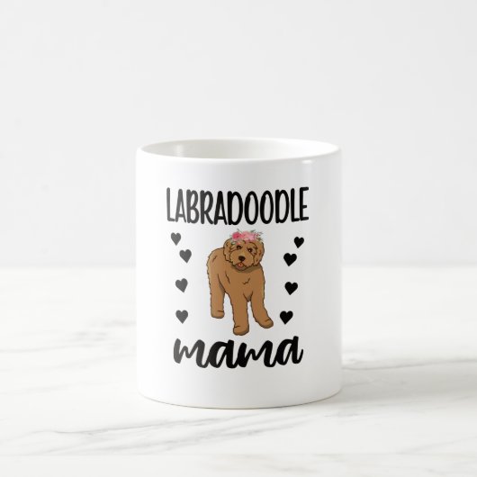Labradoodle Hund Mama Hund Lover Labradoodle Mama Kaffeetasse (Mittel)