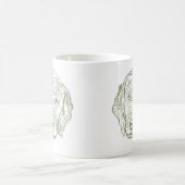 Labradoodle Hund Personalisiert Zeichnend Hand Kaffeetasse (Mittel)