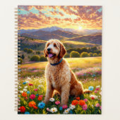 Labradoodle Hund Planer (Vorderseite)
