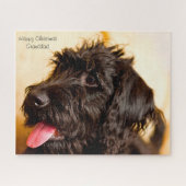 Labradoodle Hund. Puzzle (Horizontal)