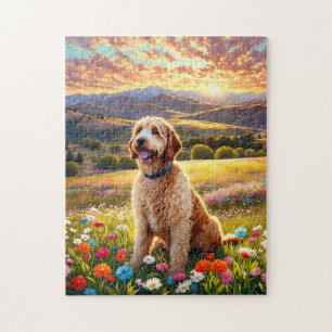 Labradoodle-Hund Puzzle