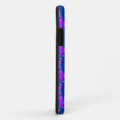 Labradoodle Hund Silhouette Rosa Monogramm Blau Case-Mate iPhone Hülle (Hinten/Rechts)