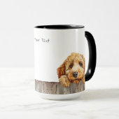 Labradoodle Hund Tasse (VorderseiteRechts)