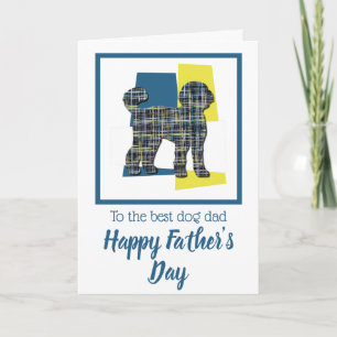 Labradoodle Hund TriColour Vatertag Karte