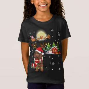 Labradoodle Hund Weihnachten Weihnachtsbaum Weihna T-Shirt