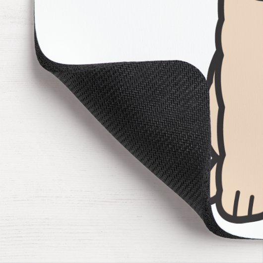 Labradoodle HundeCartoon Mousepad (Ecke)