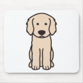 Labradoodle HundeCartoon Mousepad (Vorne)