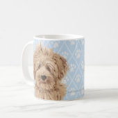 Labradoodle Hundemalereien/Labradoodle Liebe/ Kaffeetasse (Vorderseite Links)