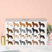 Labradoodle-Hundemischung Acrylschild (Hochzeit)
