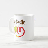 Labradoodle Hundezucht-Mama-Geschenk Kaffeetasse (Vorderseite Links)