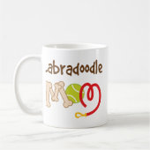 Labradoodle Hundezucht-Mama-Geschenk Kaffeetasse (Links)
