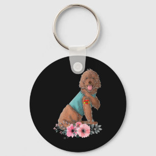 Labradoodle I Liebe Mama Tattoo Hundeshirt Funny M Schlüsselanhänger