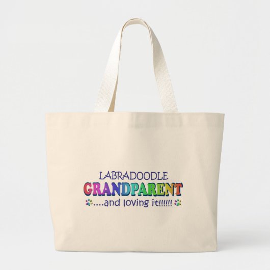LABRADOODLE JUMBO STOFFBEUTEL (Vorne)