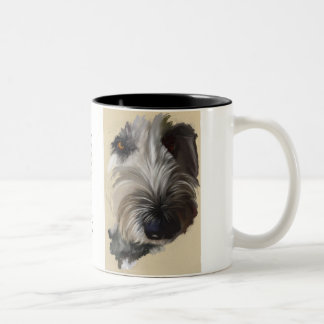 Labradoodle Kaffee-Tasse - ursprüngliche Kunst Zweifarbige Tasse
