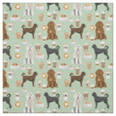 Labradoodle-Kaffeeliebhaber Stoff (Muster)