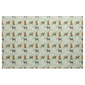 Labradoodle-Kaffeeliebhaber Stoff (Fat Quarter (45,7 x 55,9 cm))