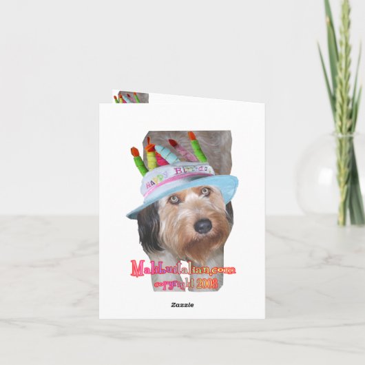 Labradoodle Karte (Rückseite)