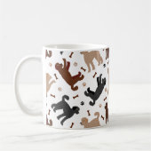 Labradoodle Knochen und Paare Kaffeetasse (Links)