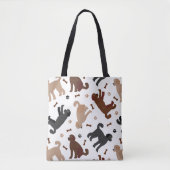 Labradoodle Knochen und Paare Tasche (Vorderseite)