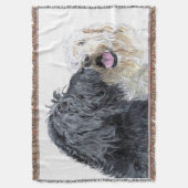 Labradoodle Liebe Decke (Vorderseite Vertikal)