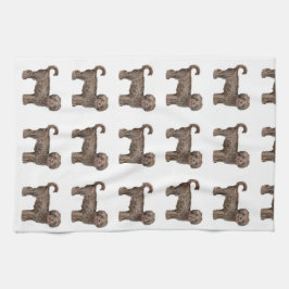 LABRADOODLE LIEBE Küchen-Tuch 16" x 24" Handtuch