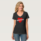 Labradoodle-Liebe T-Shirt (Vorderseite Vollansicht)