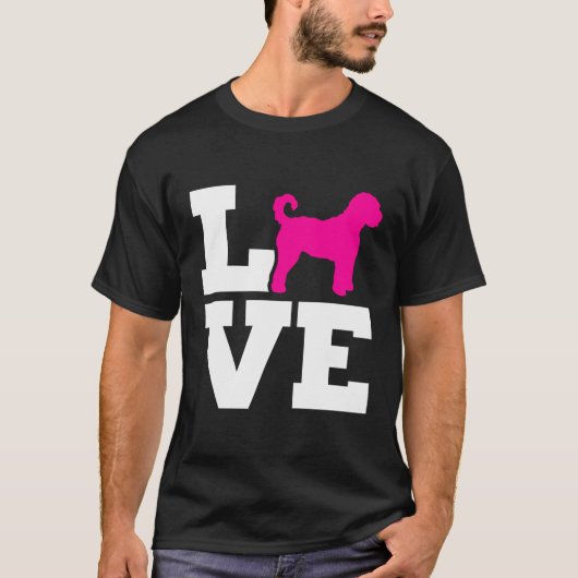 Labradoodle-Liebe T-Shirt (Vorderseite)