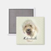 Labradoodle Liebhaber Geschenke Magnet (Vorderseite/Rückseite)